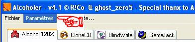 Paramètres d'Alcoholer